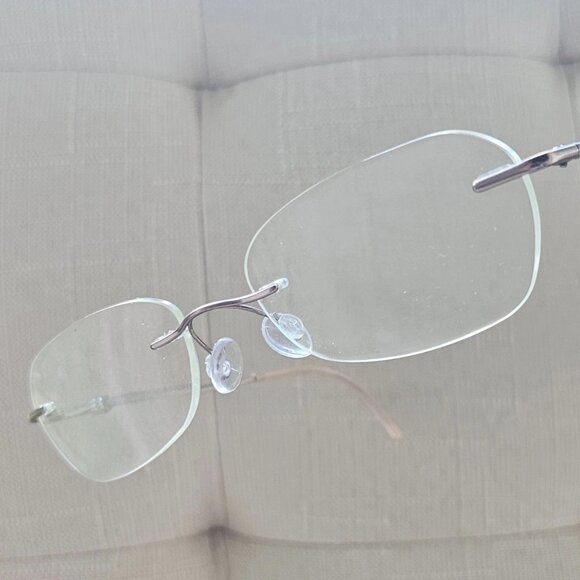 Airlock Eyeglasses Frame RImless Eyewear Glasses FOREVER 51[]18 135 - Picture 1 of 11